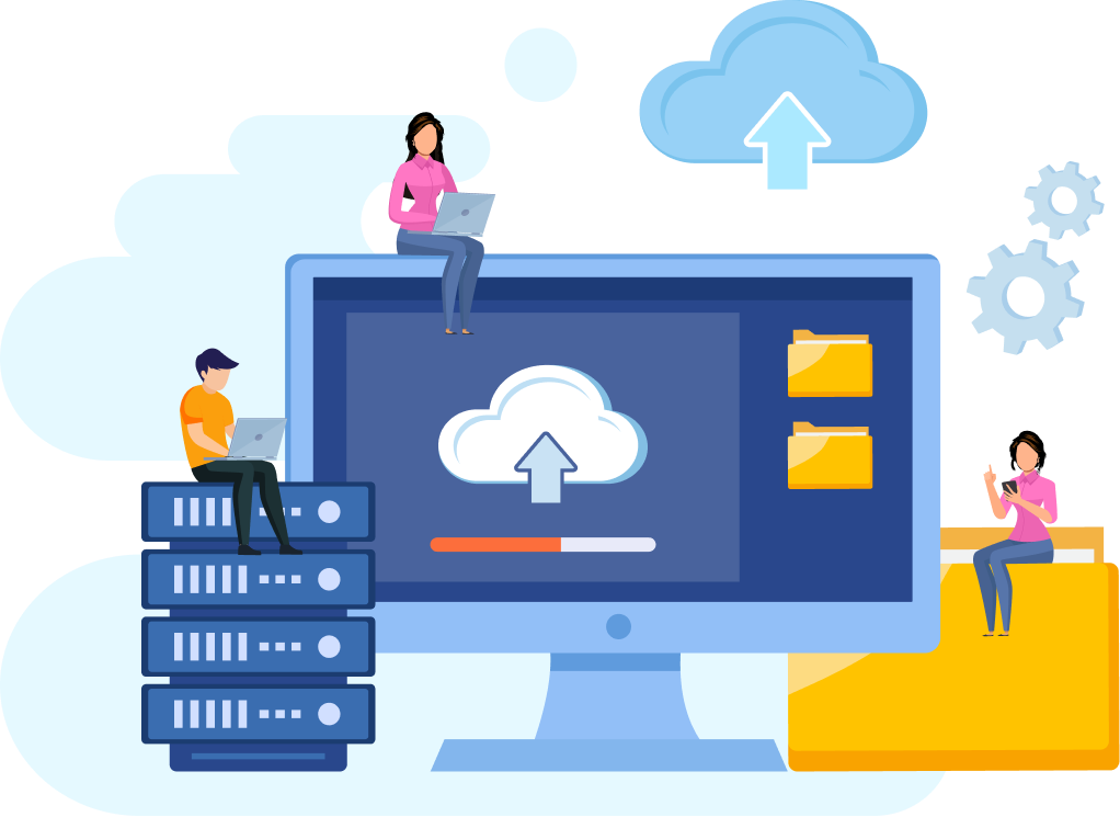 cloud computing illustration